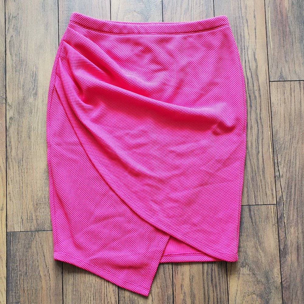 Pink Asymmetrical Skirt